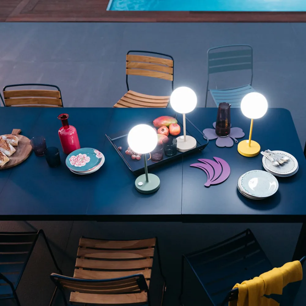 Ribambelle L bord, Acapulco blue, 2 uttrekksplater Fermob