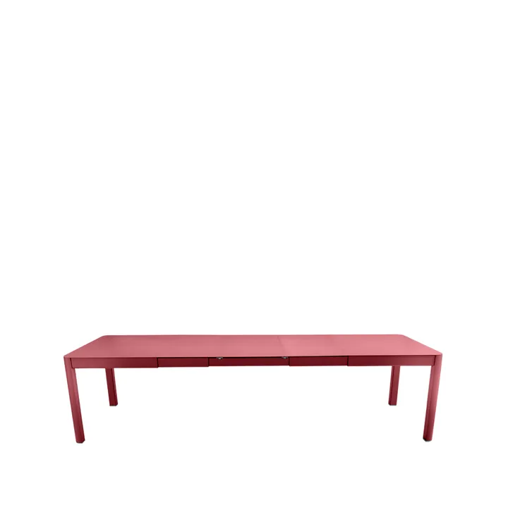 Ribambelle XL bord - Chili (rød), 3 uttrekksplater - Fermob