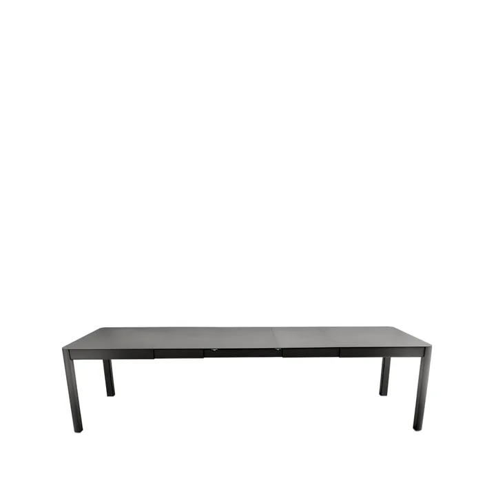 Ribambelle XL bord - Liquorice (svart), 3 uttrekksplater - Fermob