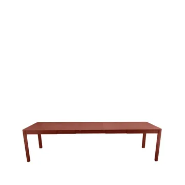 Ribambelle XL bord - Red ochre (rød), 3 uttrekksplater - Fermob