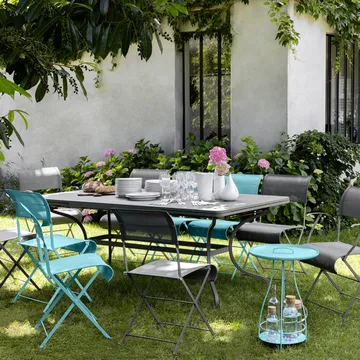 Romane bord inkl. ileggsplater 2x50 cm - Storm grey - Fermob