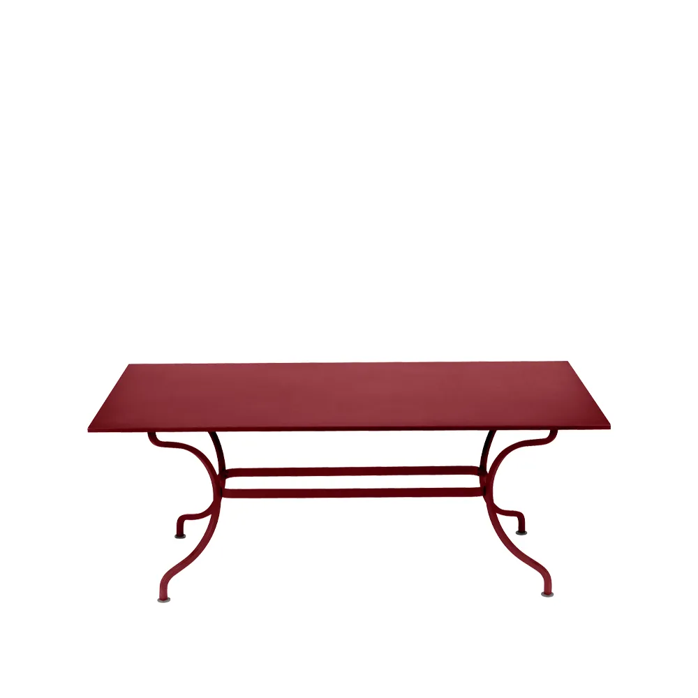 Romane bord, rektangulært, Chili (rød) Fermob