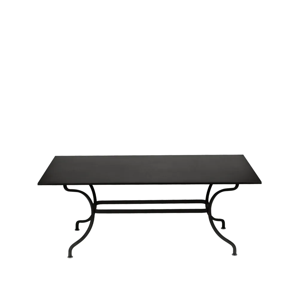 Romane bord, rektangulært, Liquorice (svart) Fermob