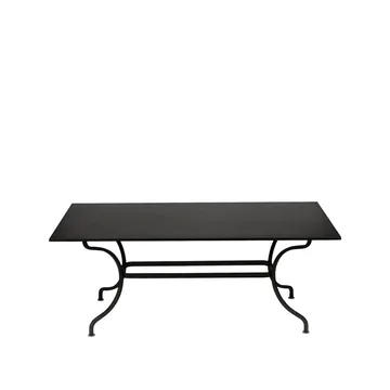 Romane bord, rektangulært - Liquorice (svart) - Fermob