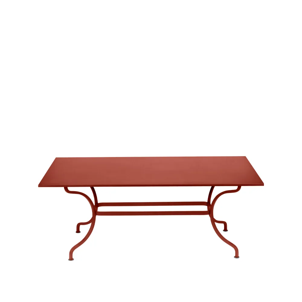 Romane bord, rektangulært, Red ochre (rød) Fermob
