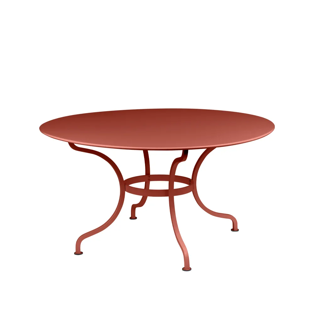 Romane bord, rundt, Red ochre (rød) Fermob