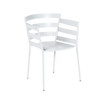 Rythmic stol med armlener - Cotton white - Fermob