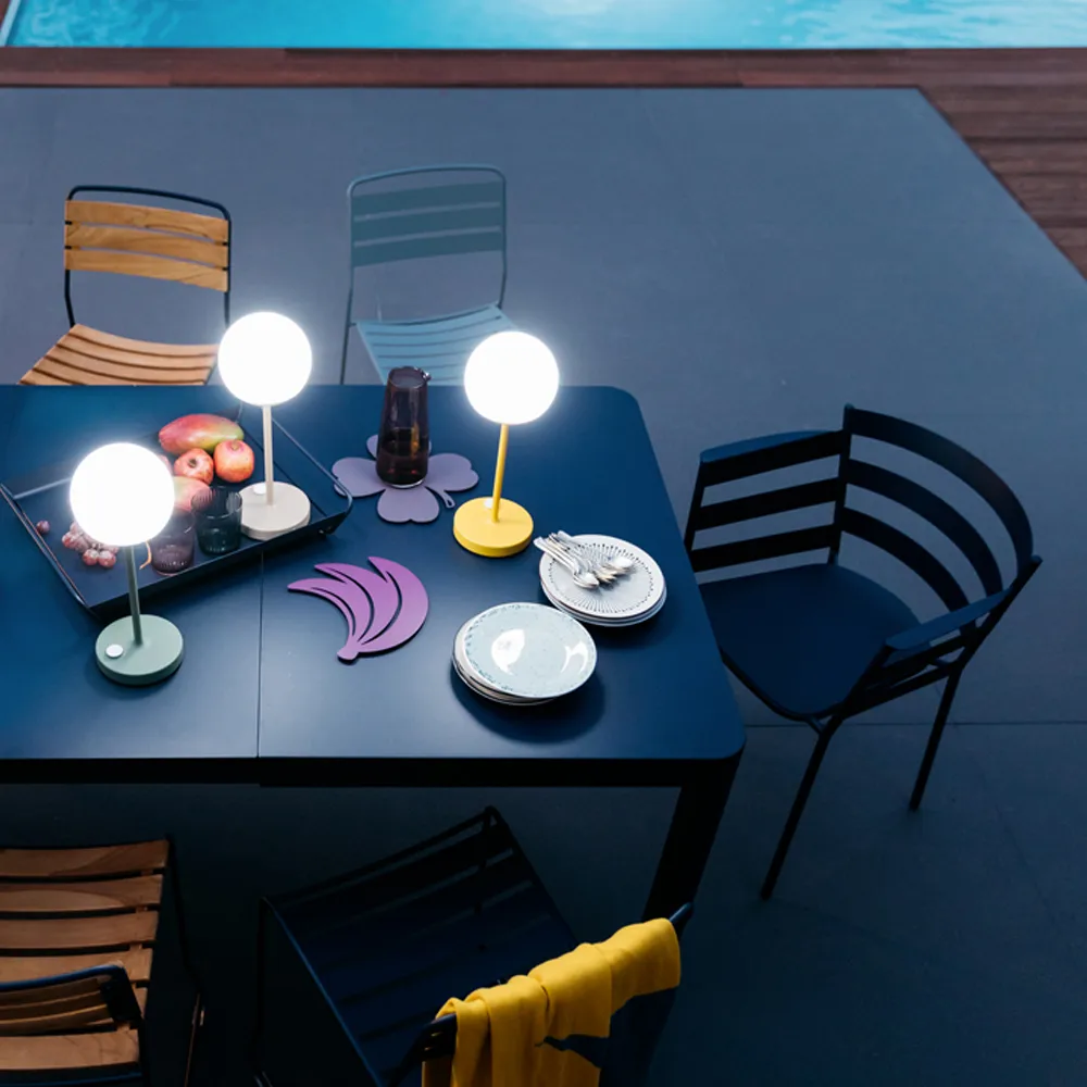 Rythmic stol med armlener, Deep blue Fermob