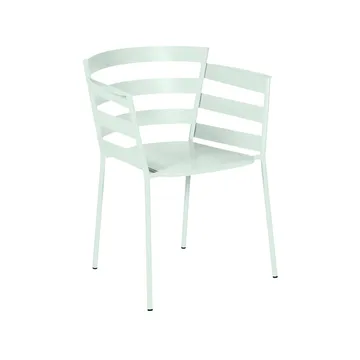 Rythmic stol med armlener - Ice mint - Fermob