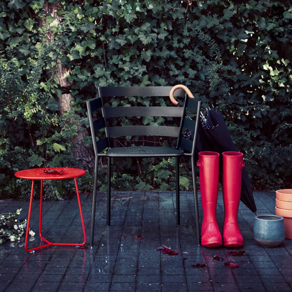 Rythmic stol med armlener, Ice mint Fermob