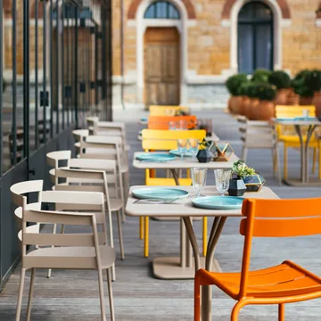 Rythmic stol med armlener - Storm grey - Fermob