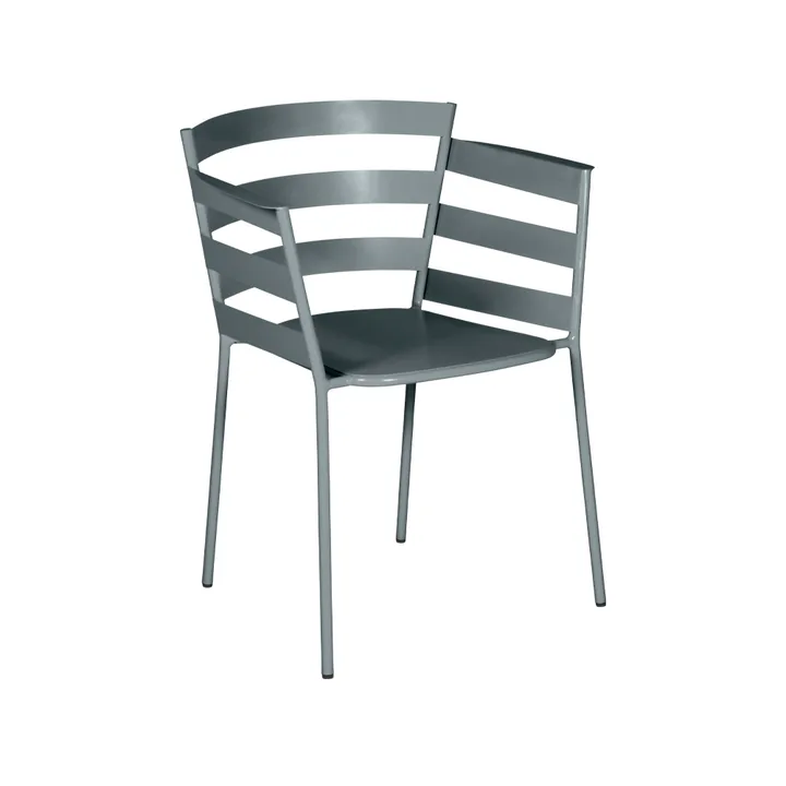 Rythmic stol med armlener - Storm grey - Fermob