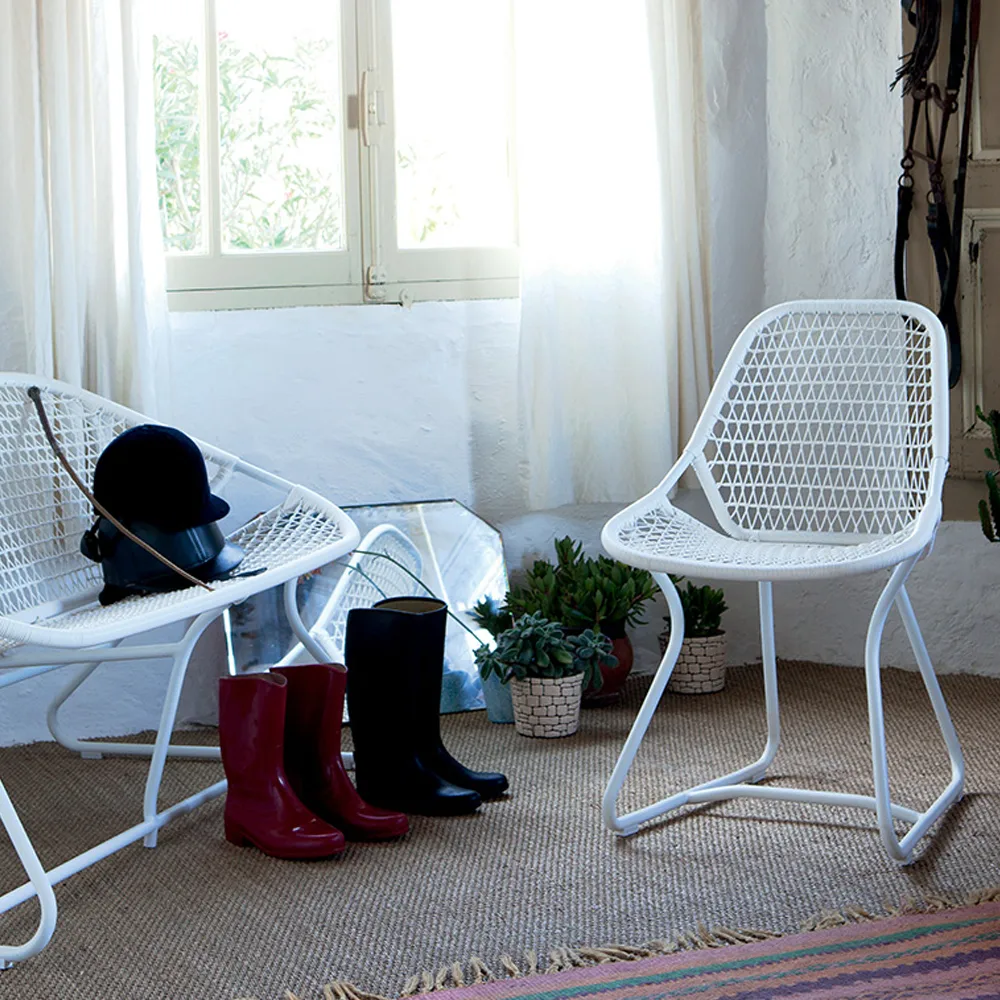 Sixties stol, Cotton white (hvit) Fermob