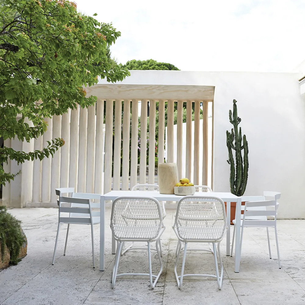 Sixties stol, Cotton white Fermob