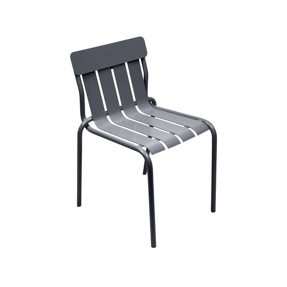 Stripe stol, Anthracite (grå) Fermob