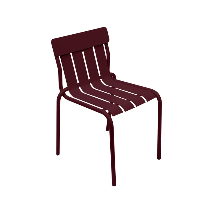 Stripe stol - Black cherry (vinrød) - Fermob