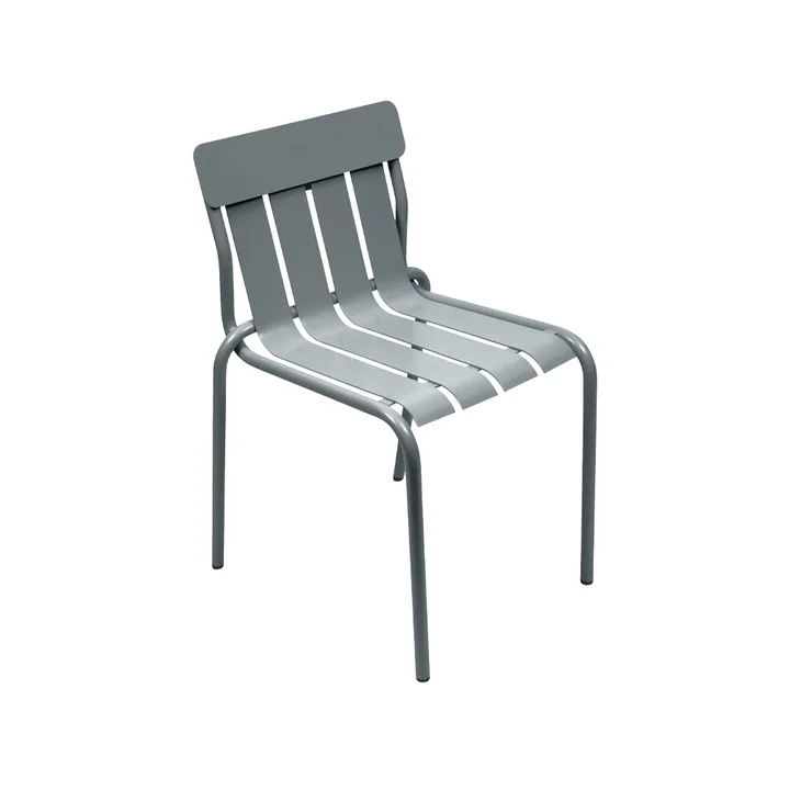 Stripe stol - Storm grey - Fermob