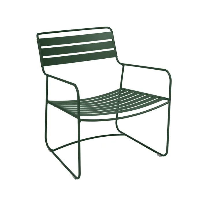 Surprising stol med armlener, lav - Cedar green - Fermob