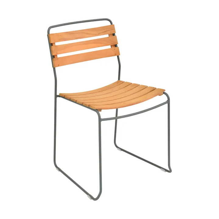 Surprising Teak stol - Rosemary (grønn) - Fermob
