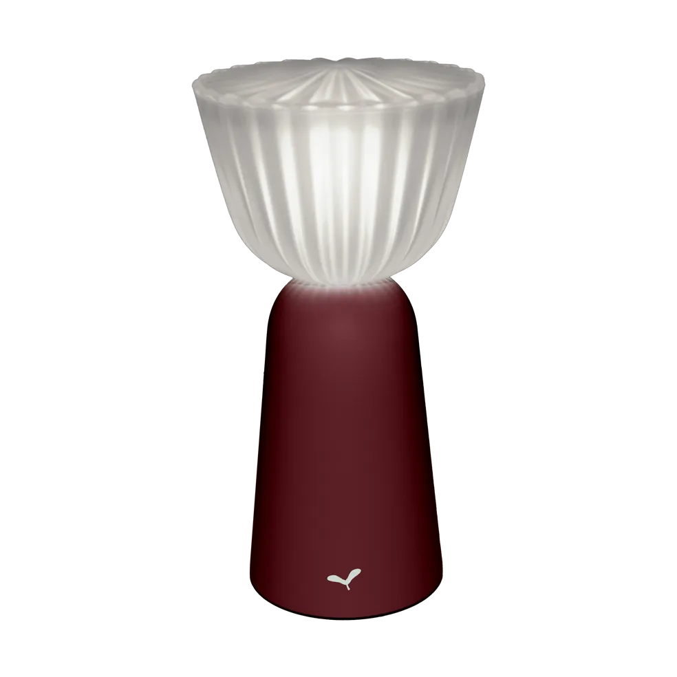 Swiing portabel bordlampe, Black cherry (vinrød) Fermob