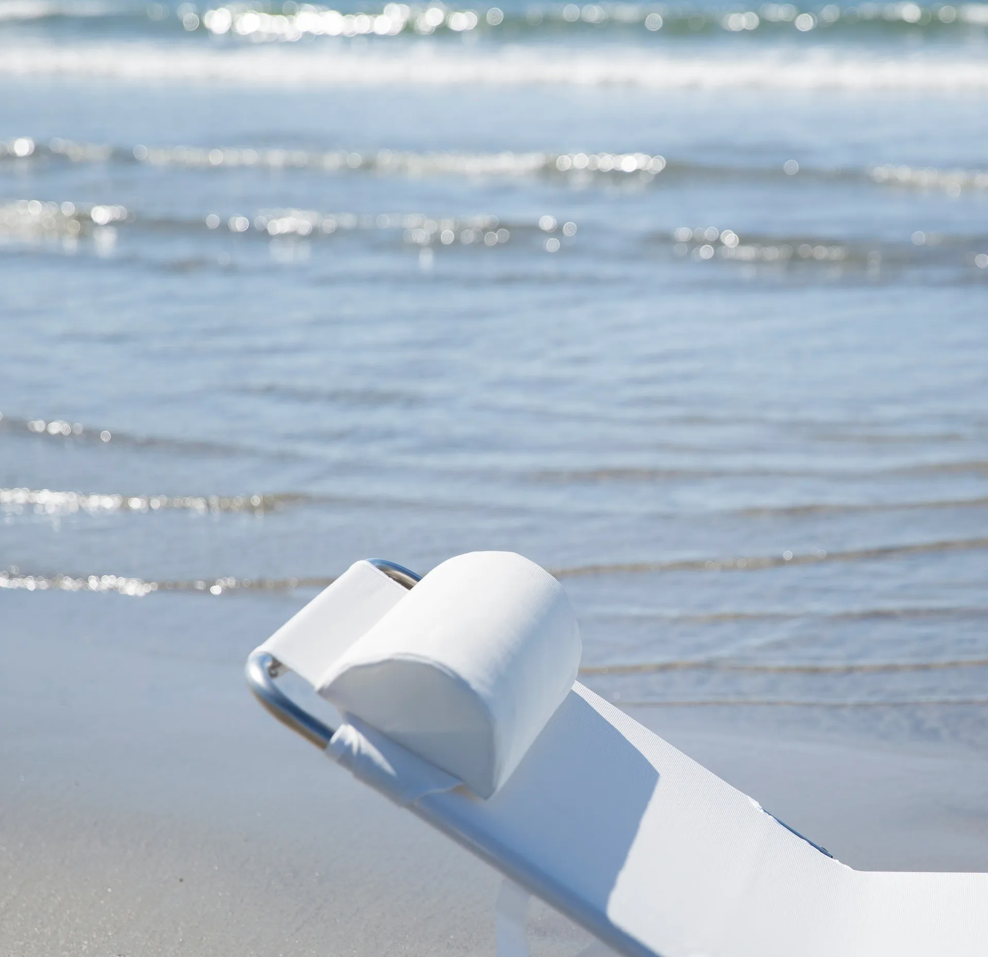 Amigo/Samba nakkepute, Stoff textilene white Fiam