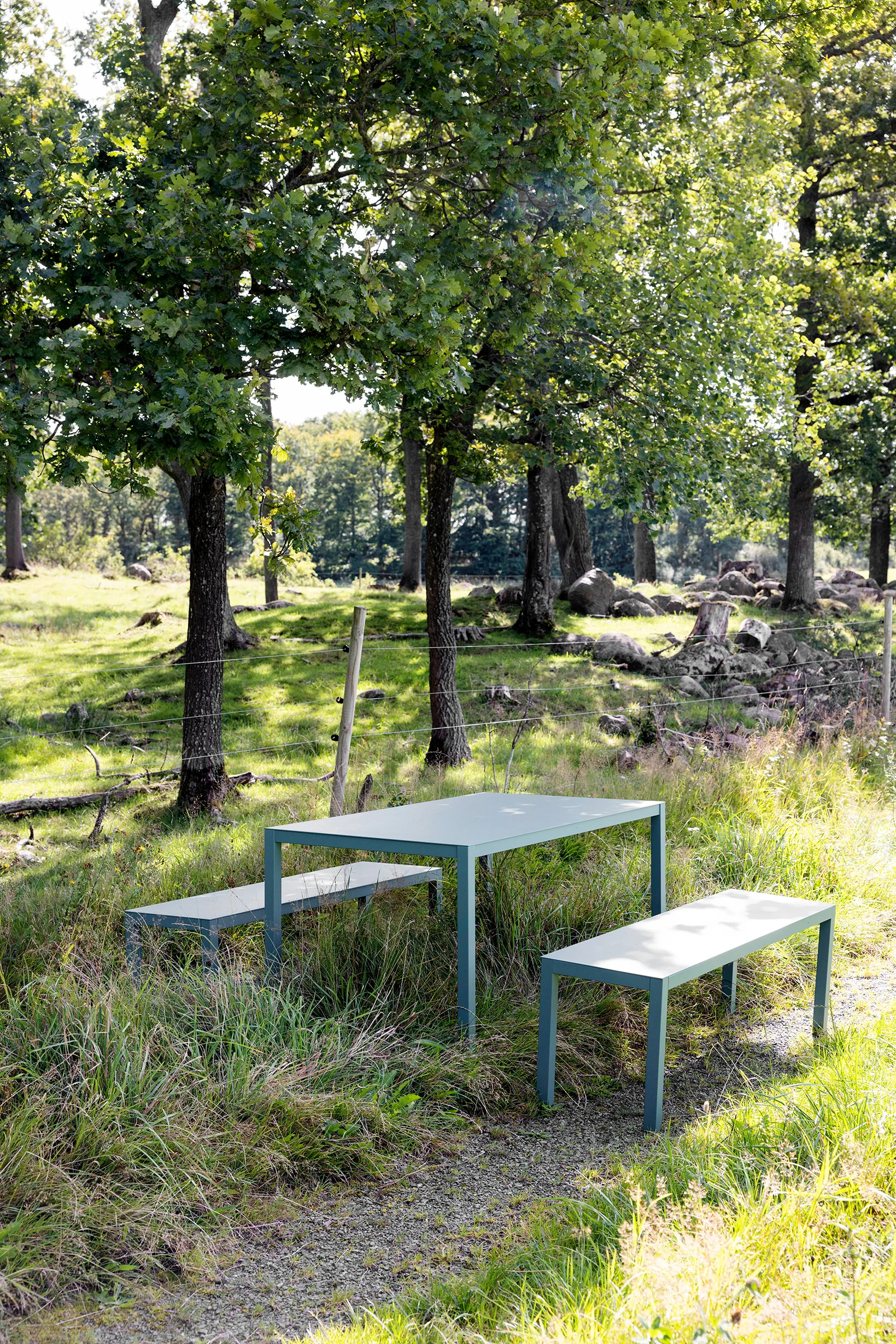 Aria benk, Sage green Fiam