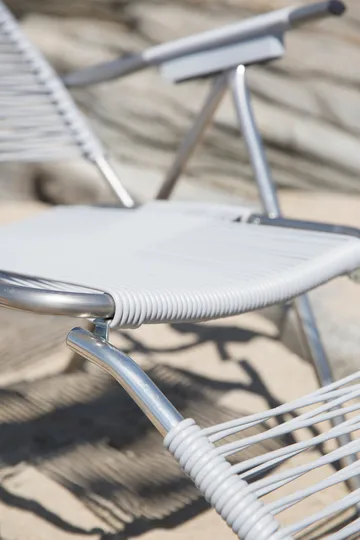 Spaghetti solseng med fotstøtte - Grey - Fiam