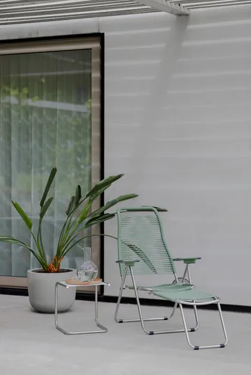 Spaghetti solseng med fotstøtte - Sage green - Fiam