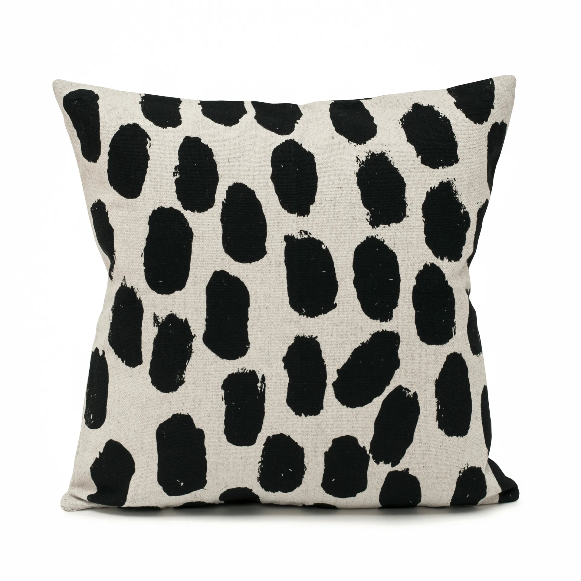 Dots putetrekk 48x48 cm, Beige-svart Fine Little Day