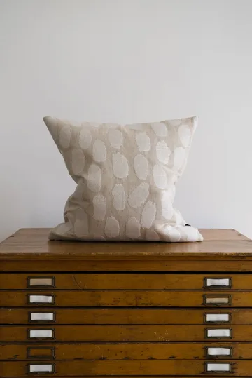 Dots putetrekk 48x48 cm - Hvit-natur - Fine Little Day