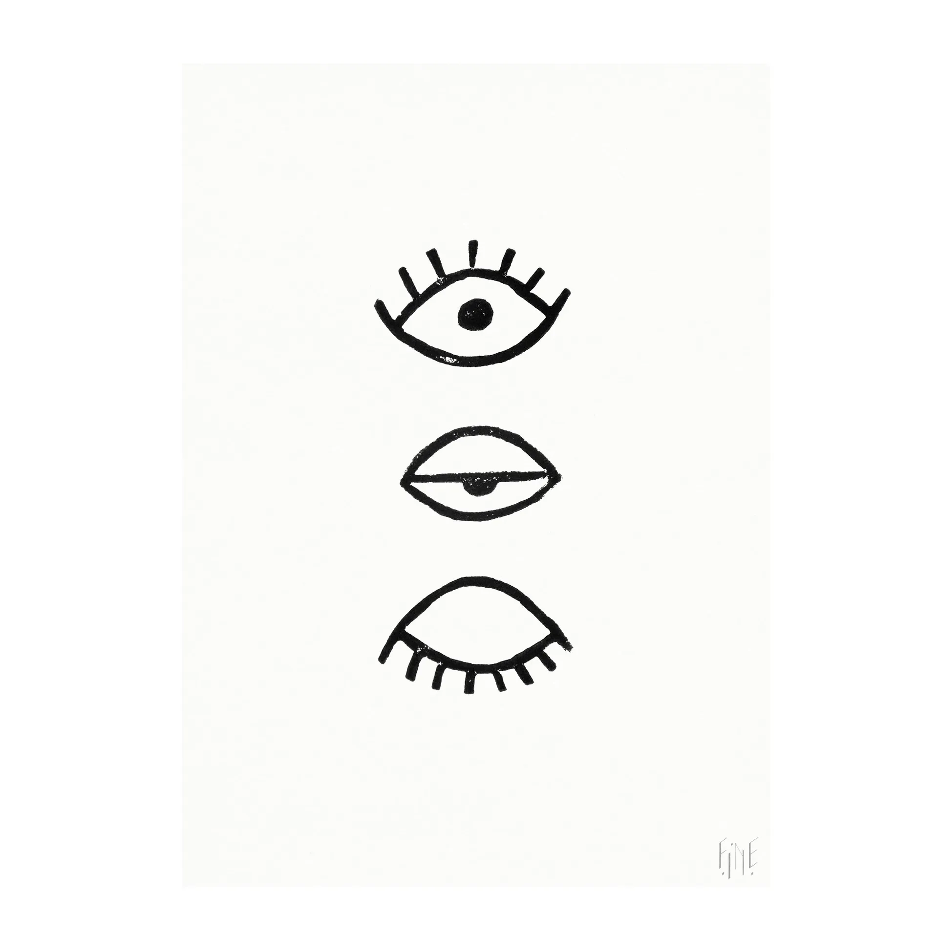 Eye Eye poster, 50x70 cm Fine Little Day