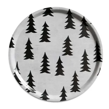Gran fat - hvit-svart, Ø38 cm - Fine Little Day