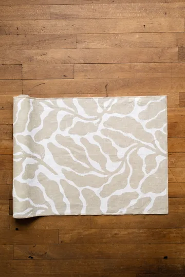 Leaves løper - Sand, 45x180 cm - Fine Little Day