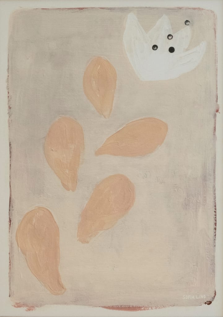 Stone Crop plakat 50x70 cm - Pink-nude - Fine Little Day