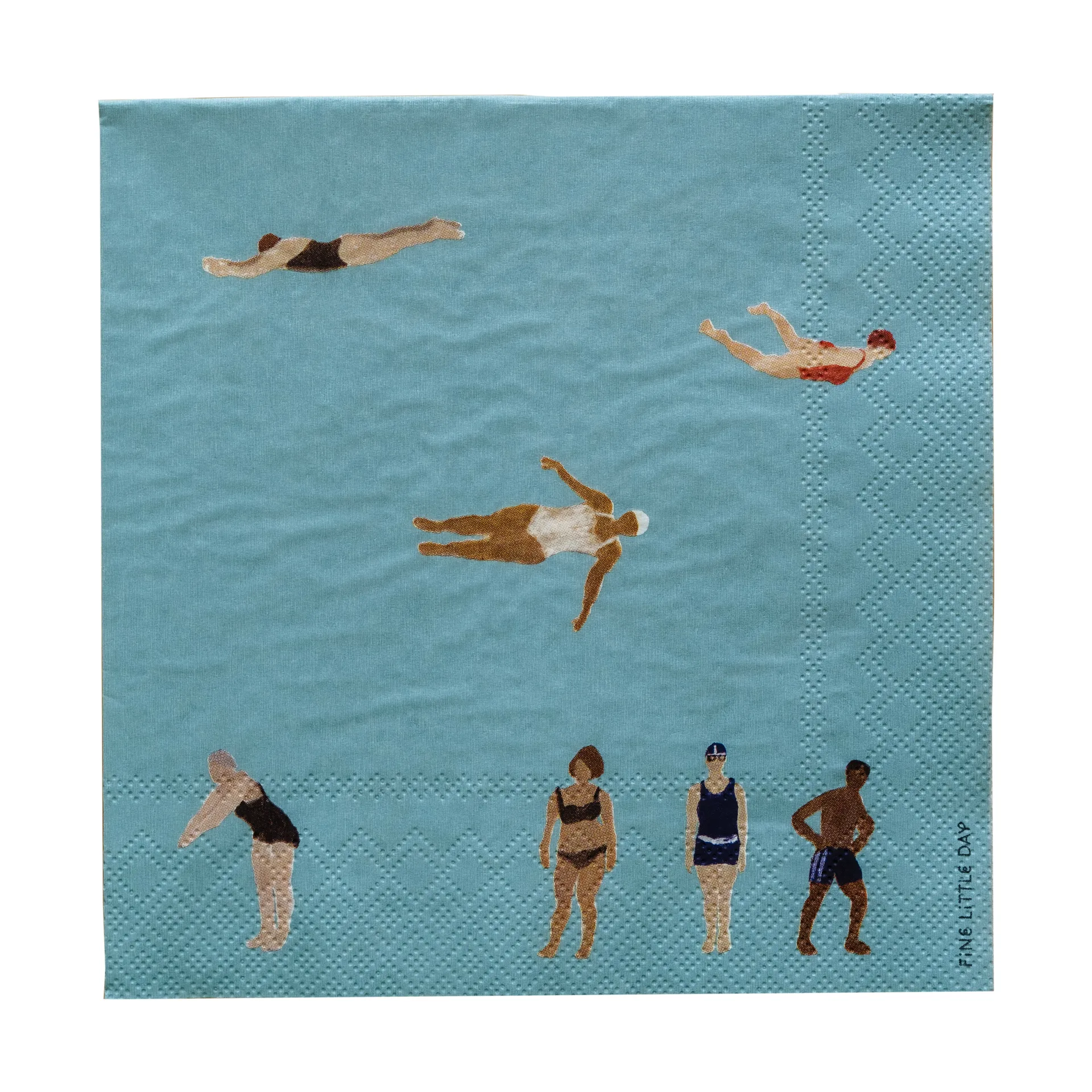 Swimmers papirservietter 33x33 cm 25-pk, Multi Fine Little Day