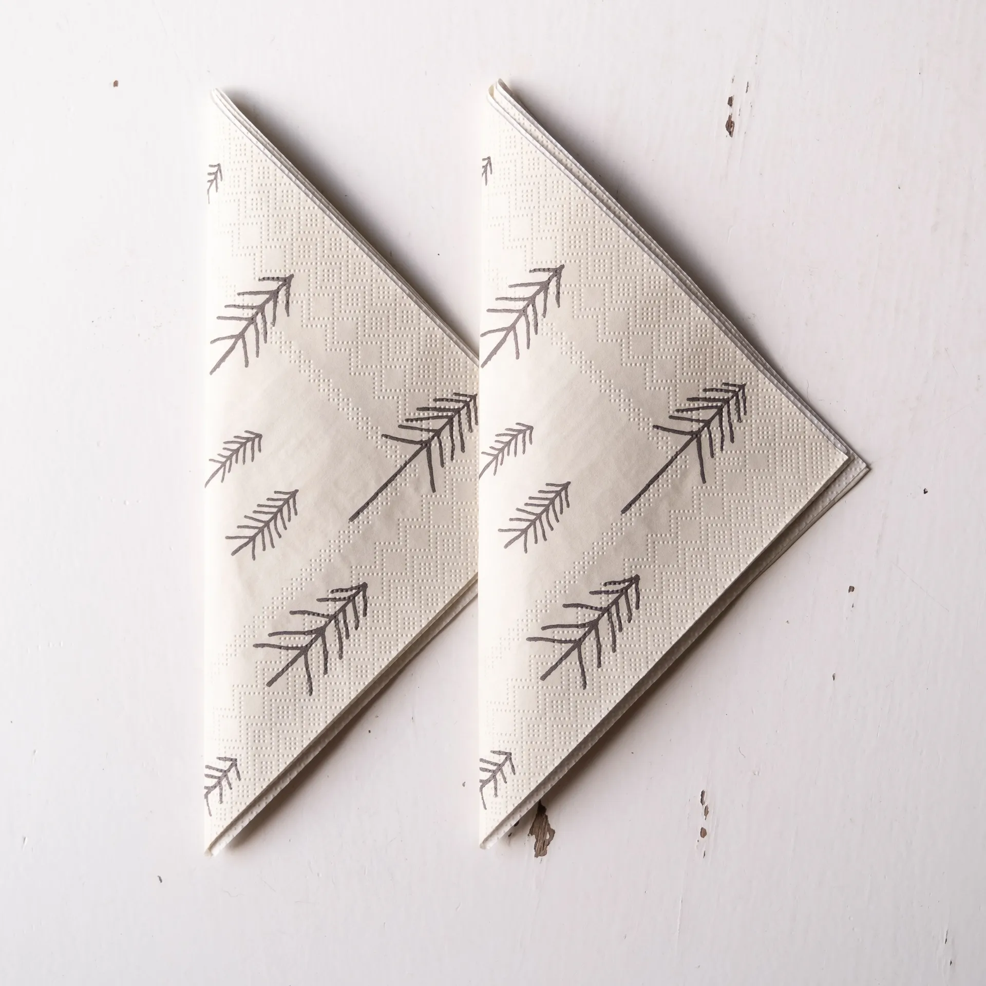 Tall serviett, 25-pakning, Natur-brun Fine Little Day