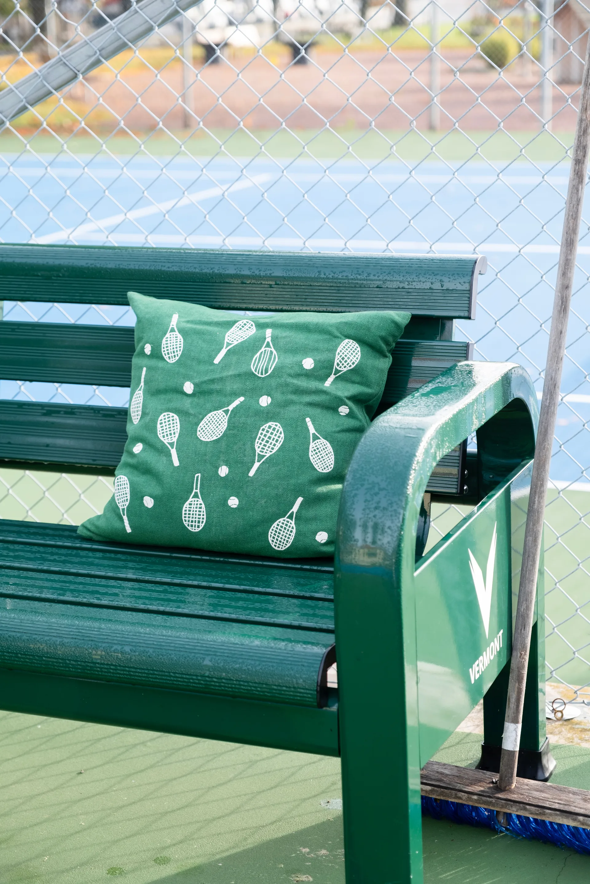 Tennisracket putetrekk 48x48 cm, Green Fine Little Day