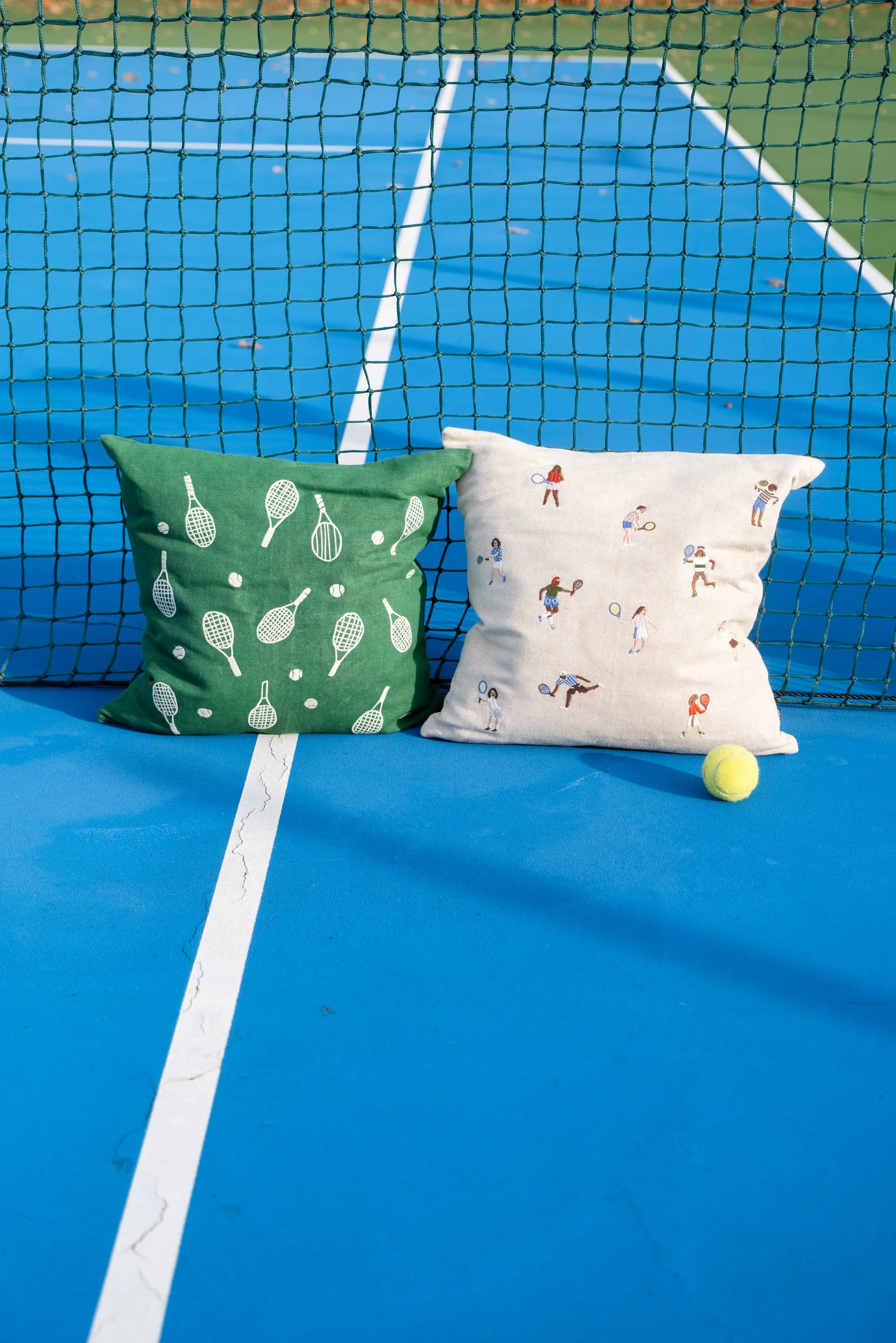 Tennisracket putetrekk 48x48 cm, Green Fine Little Day