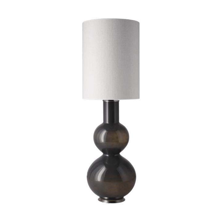 Augusta bordlampe grå lampefot, Babel Beige L Flavia Lamps