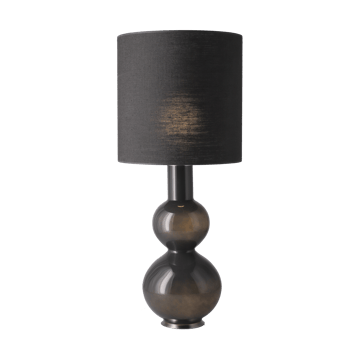 Augusta bordlampe grå lampefot - Lino Negro M - Flavia Lamps