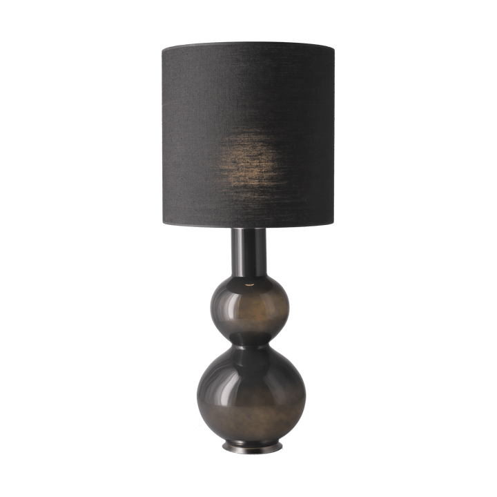 Augusta bordlampe grå lampefot, Lino Negro M Flavia Lamps