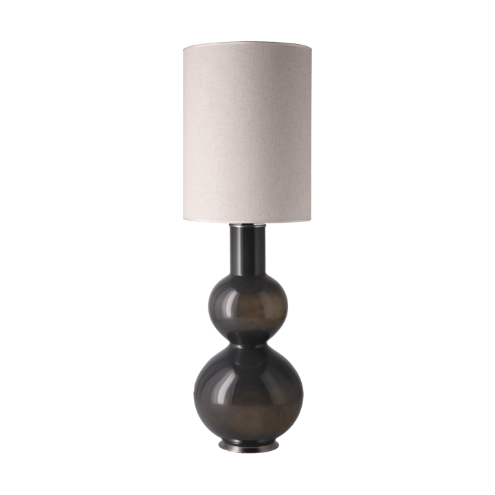 Augusta bordlampe grå lampefot, Milano Tostado L Flavia Lamps