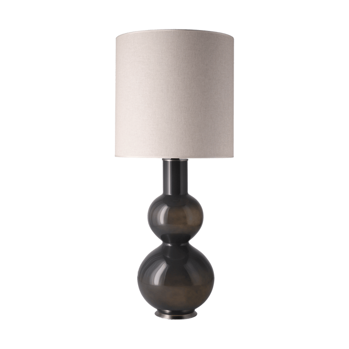 Augusta bordlampe grå lampefot, Milano Tostado M Flavia Lamps