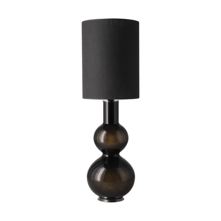 Augusta bordlampe svart lampefot, Lino Negro L Flavia Lamps