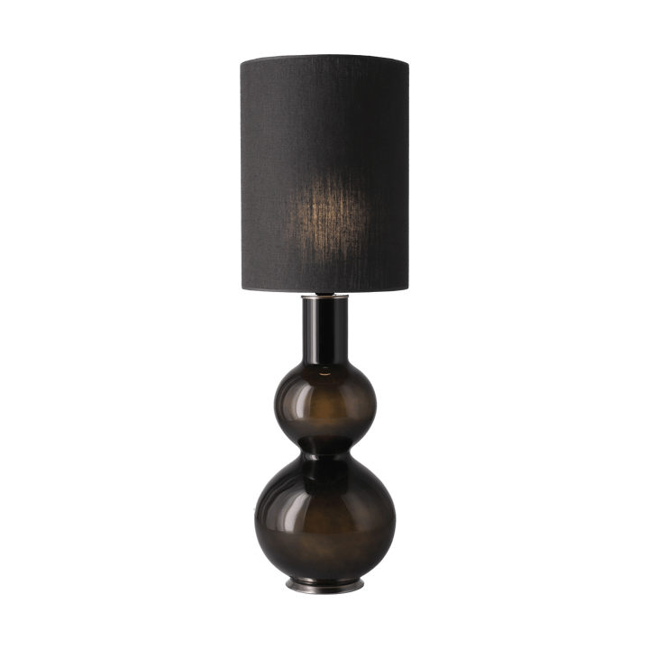 Augusta bordlampe svart lampefot, Lino Negro L Flavia Lamps