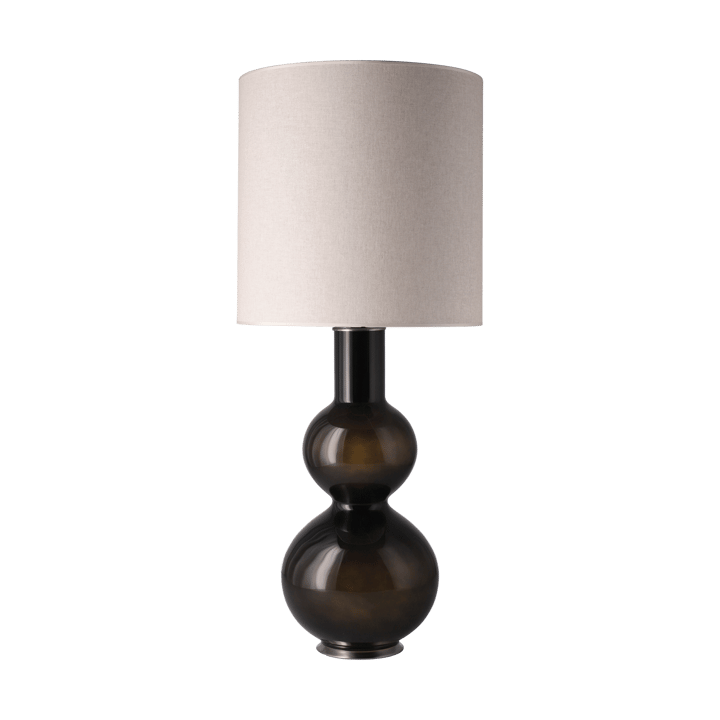 Augusta bordlampe svart lampefot, Milano Tostado M Flavia Lamps