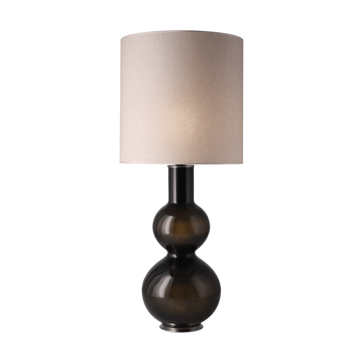 Augusta bordlampe svart lampefot, Milano Tostado M Flavia Lamps