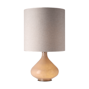 Flavia bordlampe beige lampefot - London Beige M - Flavia Lamps