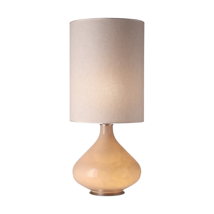 Flavia bordlampe beige lampefot, Milano Tostado L Flavia Lamps