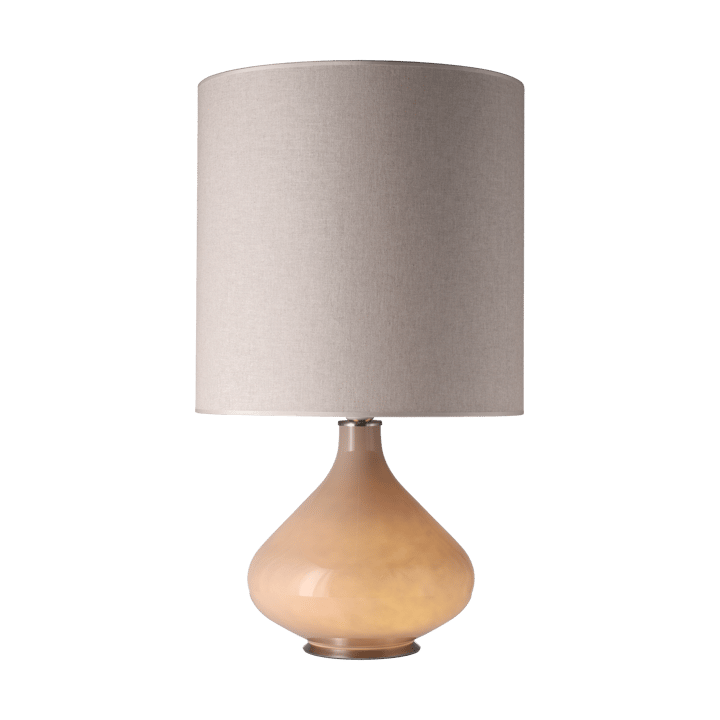 Flavia bordlampe beige lampefot, Milano Tostado M Flavia Lamps